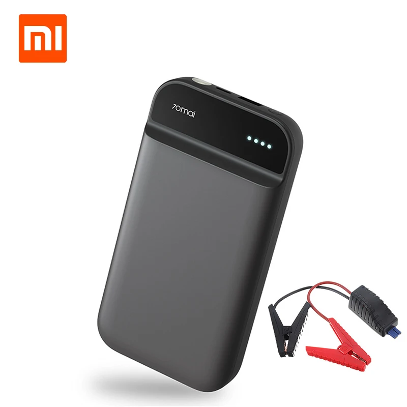 XIAOMI 70mai пусковое устройство 11100 мАч портативный автомобильный пусковой стартер аварийный усилитель аккумулятора водонепроницаемый аккумулятор зарядное устройство Внешний аккумулятор Комплект