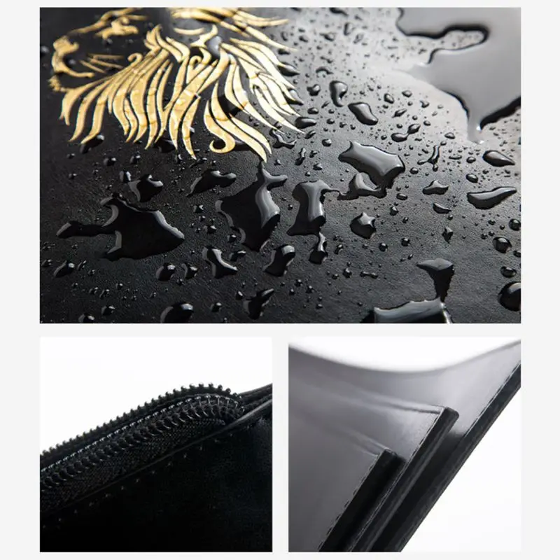 

A4 Multi-function Leather Document Bag File Folder Manager Organizer Storage Bag Meeting Travel Conference Holder