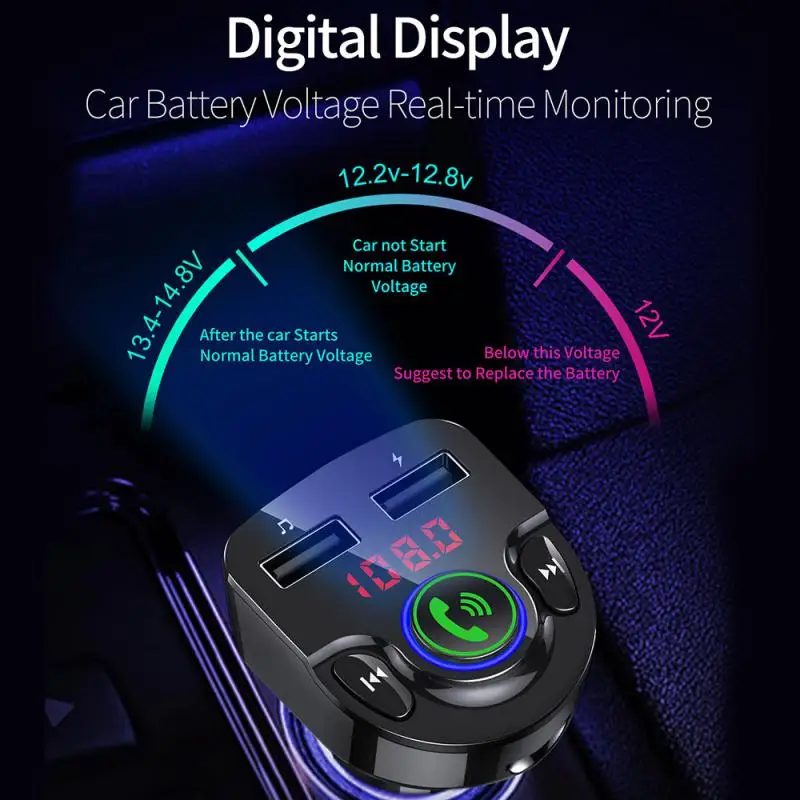 Автомобильный прикуриватель G32 MP3 Bluetooth плеер подключаемый 5.0FM приемник 3.5A