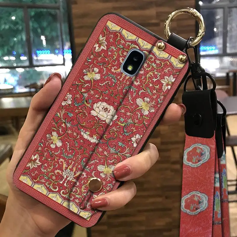 Силиконовый ремешок в китайском стиле чехол для телефона Samsung J3 2018 / J4 Edition