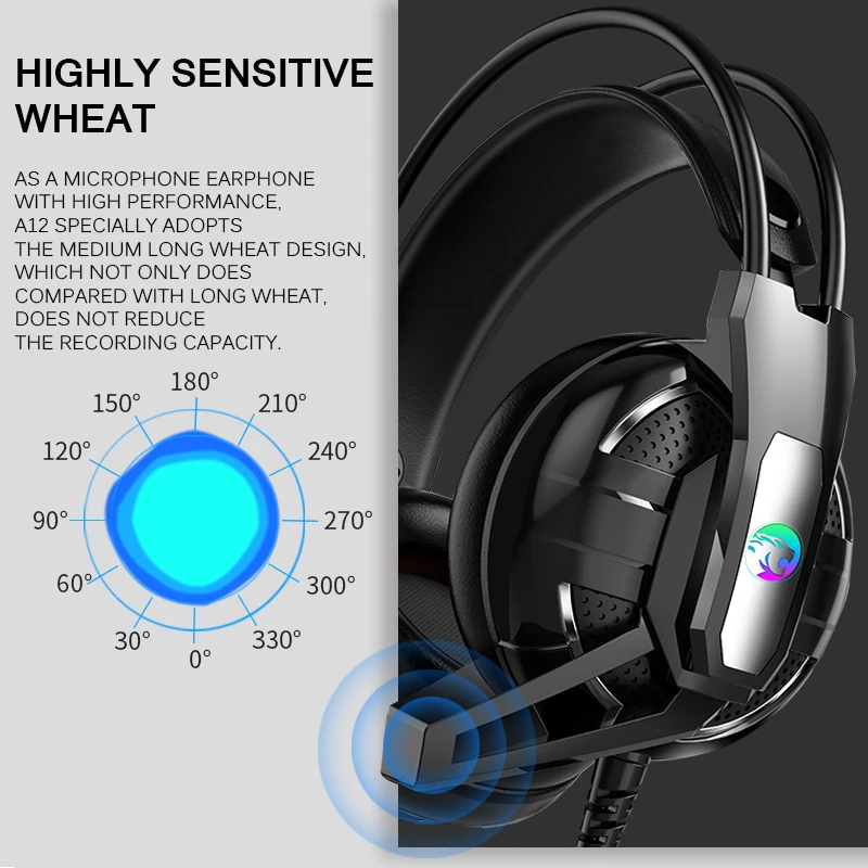 Игровая гарнитура для ПК с микрофоном и гибким PUBG 7 1 наушники объемным звуком Xbox