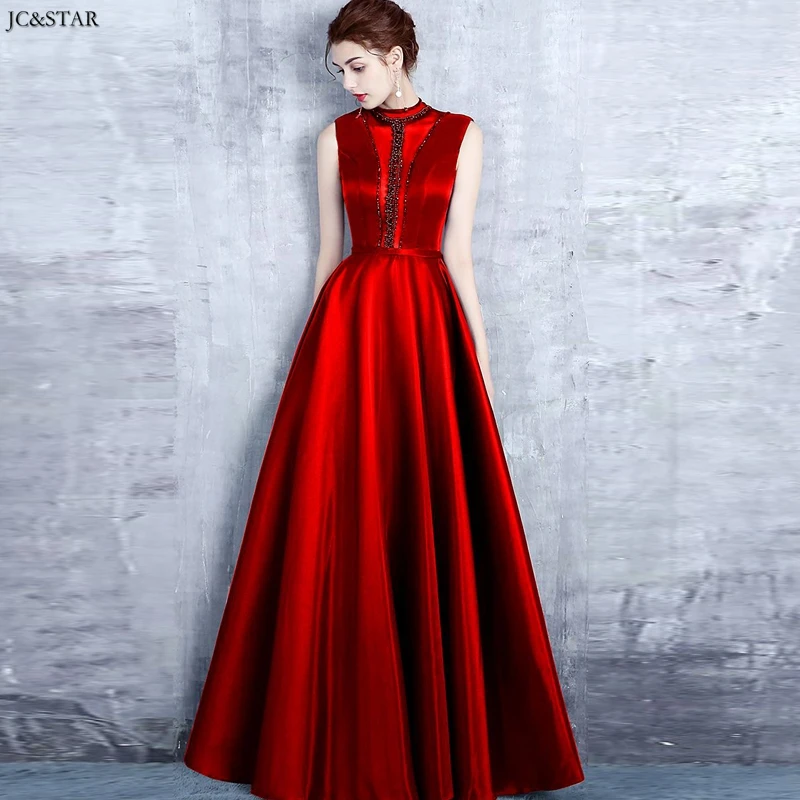 Vestido para festa de casamento новинка атласное кружевное платье с кристаллами на шее