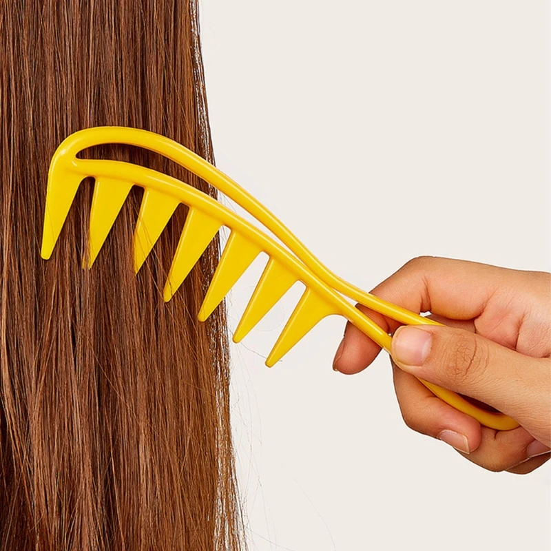 

Wide Tooth Detangling Comb Anti-Static Detangle Shower Combs Styling Tool for Long Thick Curly Wet Dry Hair Home Salon Use