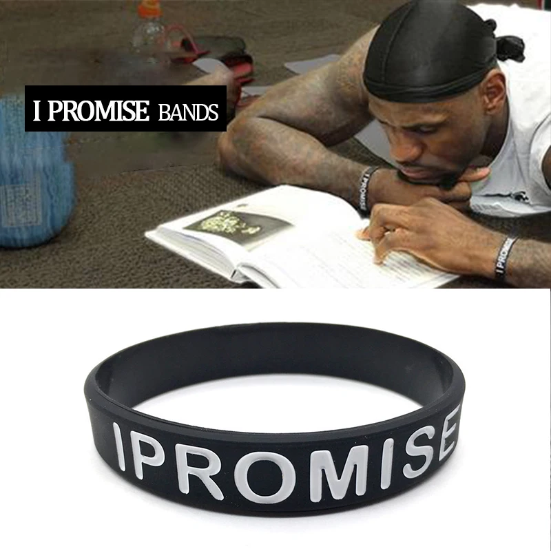 Модный силиконовый браслет я обещаю баскетбольный спортивный энергетический