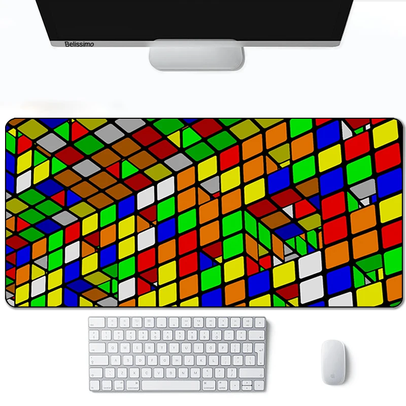 

Gaming Mouse Pad Large Mouse Pad Gamer Computer Mousepad 900x400 Big Mouse Mat Rubik's Cube Mouse Pad Laptop Keyboard Desk Mat