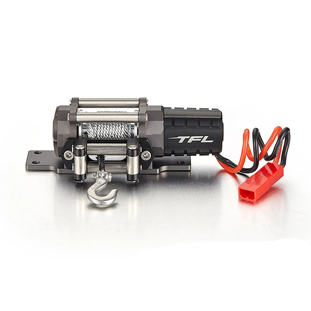 

Crawler Rc Car Upgrade Part Metal Electric Winch For 1/10 Scale Remote Control Car Traxxass Trx4 Axial Scx10 ii 90046 4WD D90