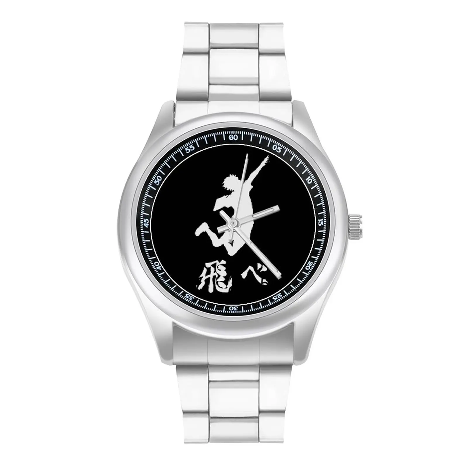 

Anime Quartz Watch Home Round Wrist Watch Steel Design Buy Man Wristwatch