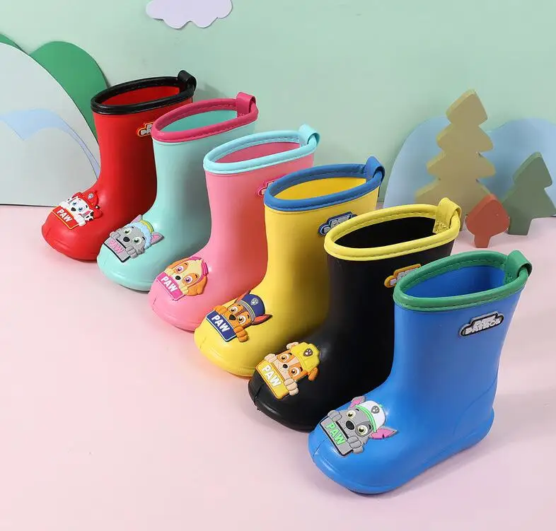 2020 подлинный Щенячий патруль Чейз Маршалл Рокки Скай Резина эва сапоги для детей