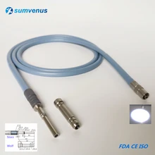 1.8m 2m 2.5m 3m Wolf Storz Medical Surgery Cold Light Source Endoscope Microscope Guide Optical Fiber Cable autoclved Silicone