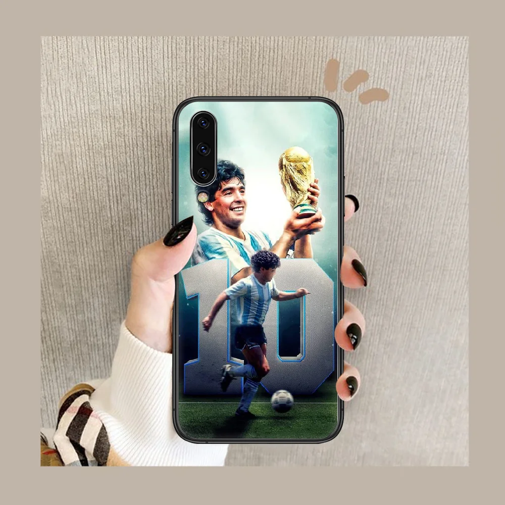 

Maradona soccer star Phone Case Cover For Samsung Galaxy A10 A20 A30 E A40 A50 A51 A70 A71 J 5 6 7 8 S black Coque 3D Back