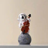 8inch resin astronaut figurines spaceman playing musical instruments statues for nordic home decor great gifts to boys friends