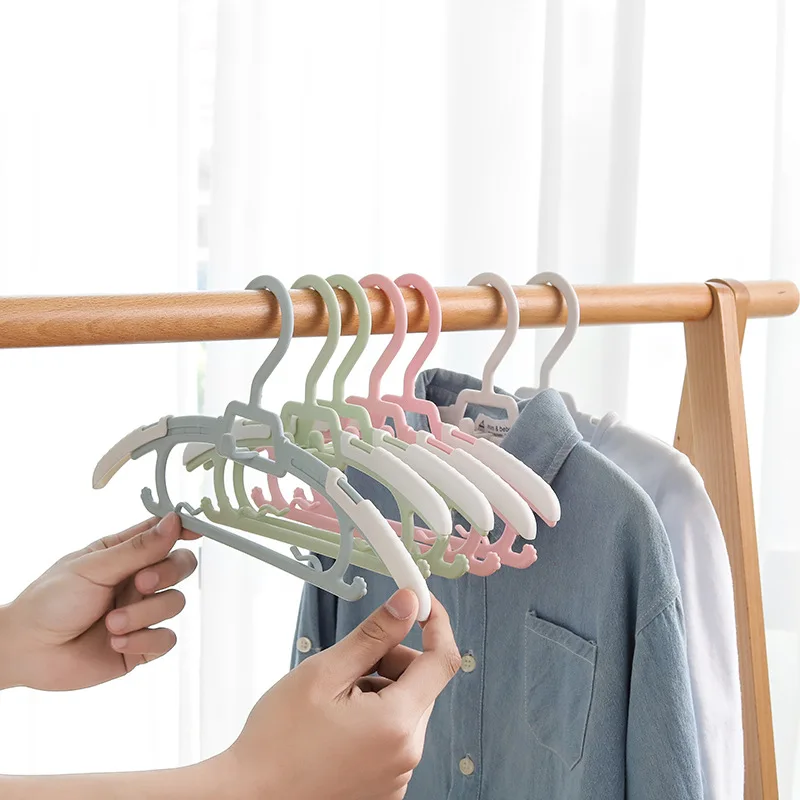 Выдвижные детские вешалки Мультяшные пальто для малышей пластиковая вешалка