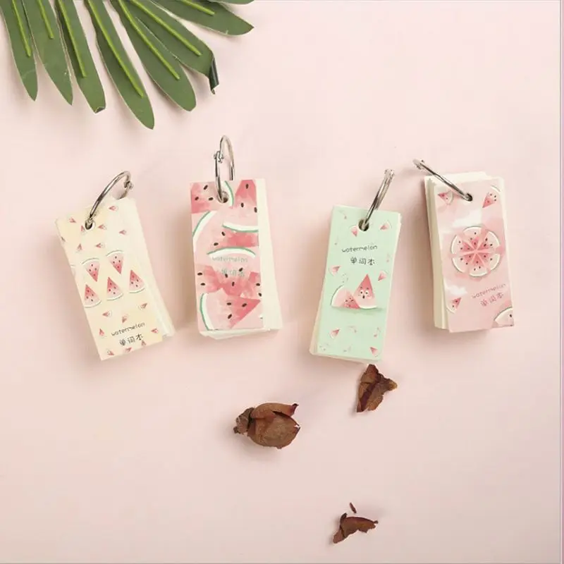 

110 Sheets Lovely Mini Notebook School Supply Vocabulary Writing Reciting Book