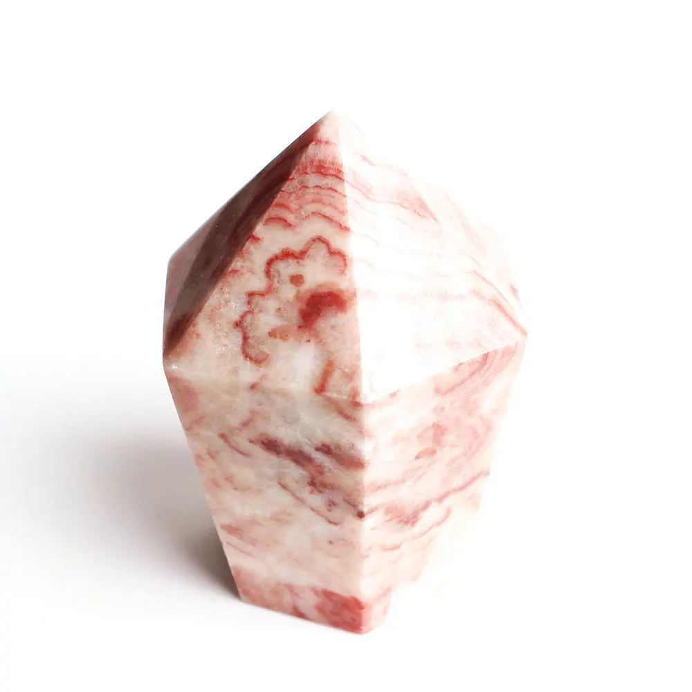 

1PC Natural Stone Obelisk Energy Wand Crystal Rough Pork Stone Mineral Hand Carved Figurine Specimen Healing Gemstone Home Decor