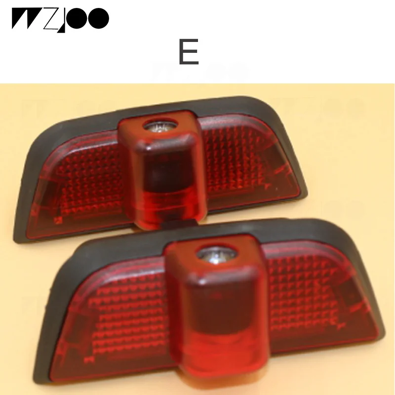 for Mercedes Benz E 2 шт. Автомобильный светодиодный светильник на дверь, проектор с изображением призраков, лазерный логотип, автомобильный светильник на дверь для Audi A8 A7 A5 A6 A4 A3 A1 R8 TT Q7 Q5 Q - Цвет: for Mercedes Benz E