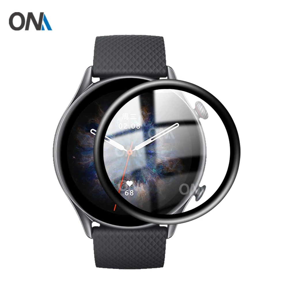 2 в 1 20D мягкий Экран протектор Защитная пленка TPU Xiaomi Huami Amazfit GTR3 GTR 3 Pro smart