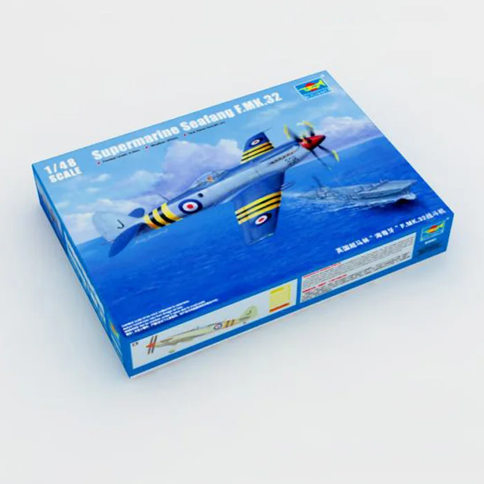 Trumpeter 1/48 Supermarine Seafang F.Mk.32 F.Mk.14 самолет-истребитель самолет игрушечная пластиковая
