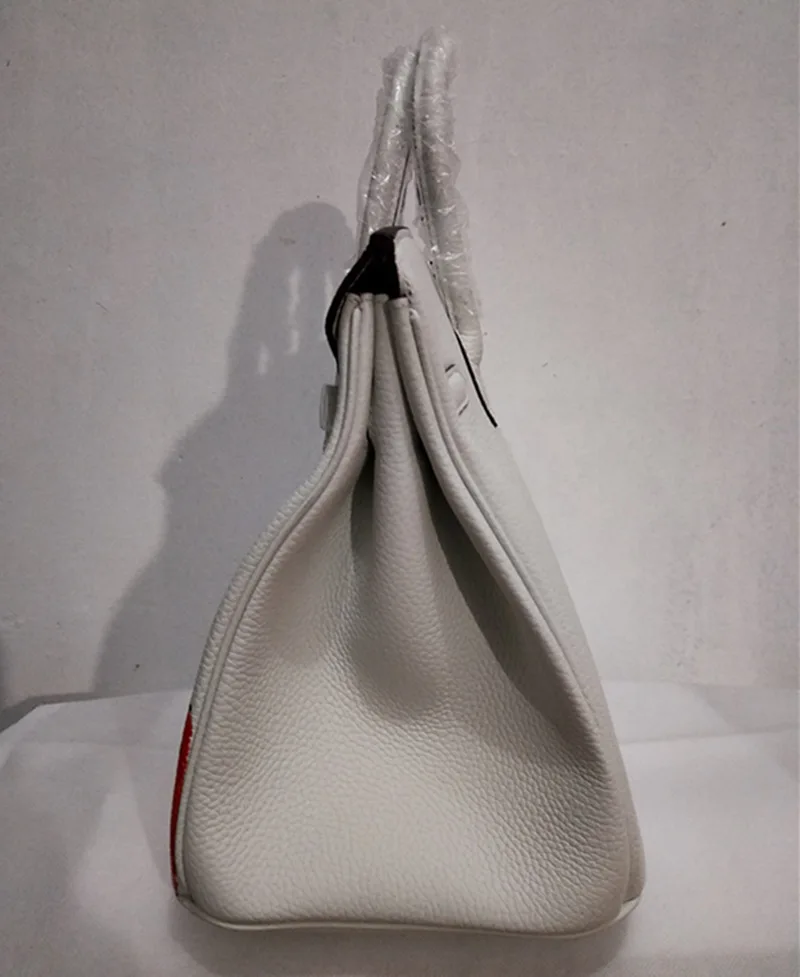 DIY граффити на заказ 30 35 см Топ ручная сумка окрашенные сумки Картина Красная