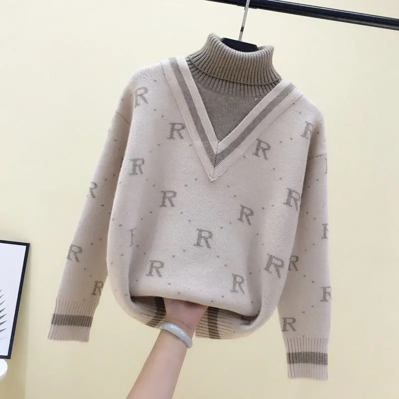 

Turtleneck sweater for women in autumn and winter