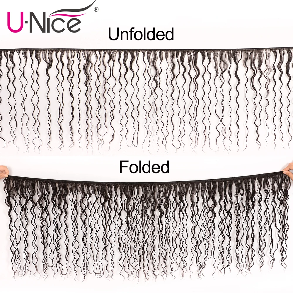 Волосы UNICE малазийские волнистые волосы пучки 3 шт. 8 26 дюймов 100% человеческие