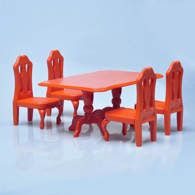 Лес семьи мебель игрушки Кукольный диван пианино стол миниатюрные наборы мебели