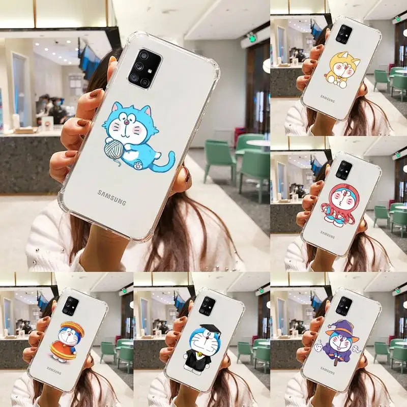

Luxury bear letters Phone Case Transparent For Samsung A51 A50 A71 A70 A81 M60S Note S21 S 20 10 9 8 11 E Plus Ultra