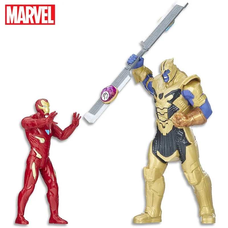 

Marvel Avengers: Infinity War Iron Man Vs Thanos Battle Set Figure Toys Infinity War Superheroes for Kids Birthday Gifts E0559
