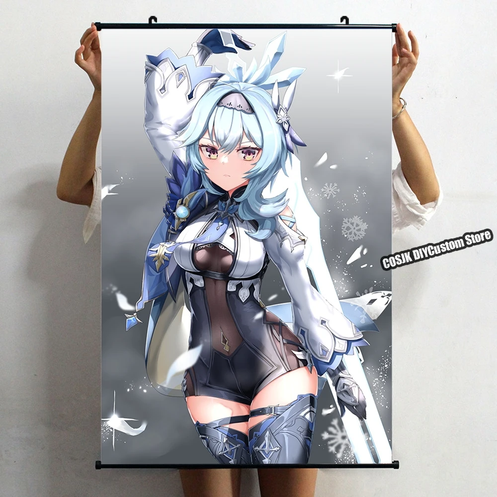 

New Anime Game Genshin Impact Eula Lawrence Poster Wall Scroll Home Decor HD Wallpaper Wall Post Room Decoration Drop Shipping