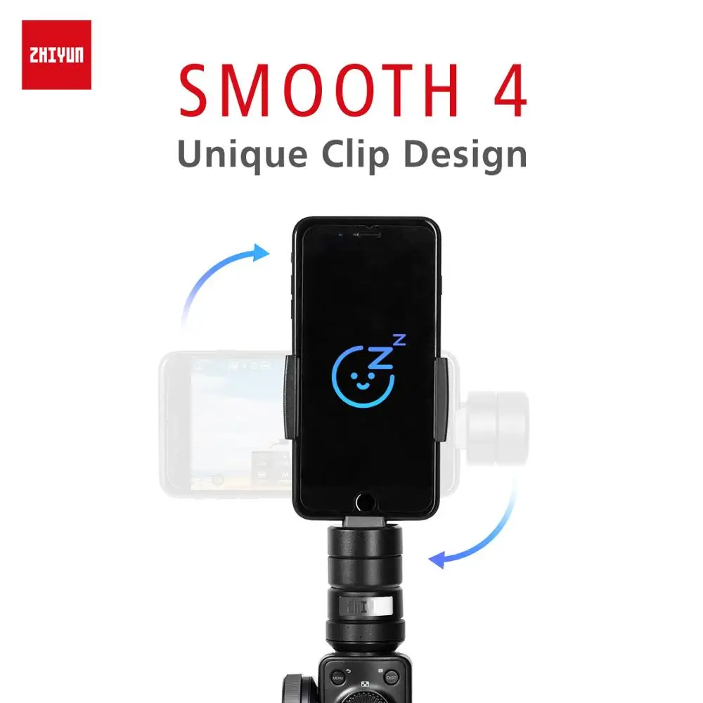 ZHIYUN официальный гладкой 4 3-Axis телефон разных цветов с шарнирным соединением для