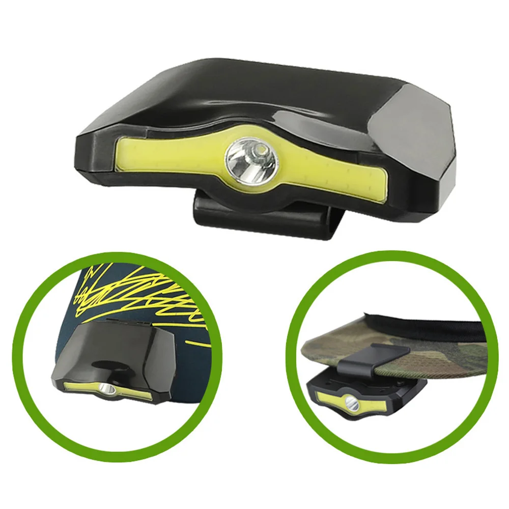 XPE + COB кепка со светодиодами свет клип налобный фонарь Шахтерская лампа для