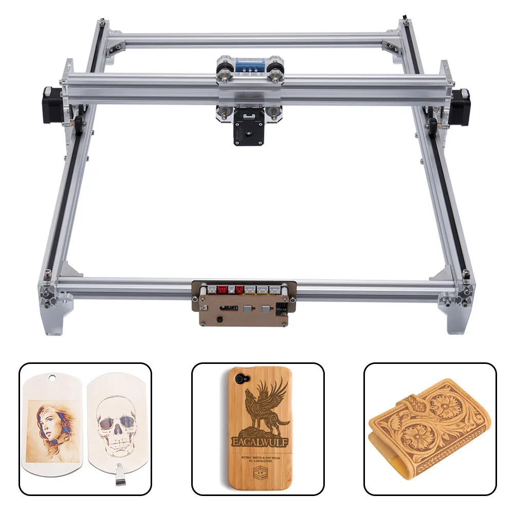 

15W CNC Laser Engraving Cutting Machine for Wood Router Machine with Offline Controller 50cmx40cm Laser Engraver Laser Cutter