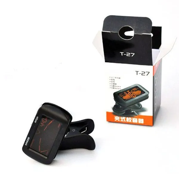 Тюнер для электроакустической гитары musedo T-27 цифровой ЖК-зажим Хроматическая