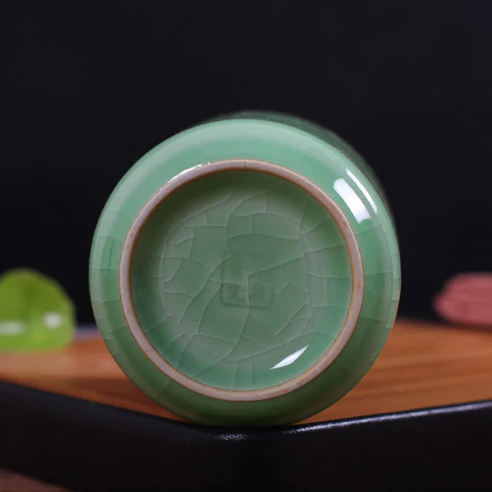 280 мл однотонная керамическая чайная чашка в традиционном китайском стиле Celadon