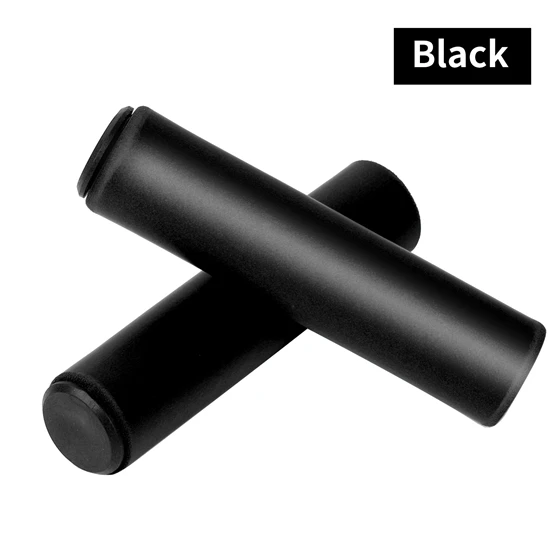 Black WEST BIKING силиконовый Противоскользящий чехол на руль велосипеда с амортизацией для горной дороги, горного велосипеда - Цвет: Black