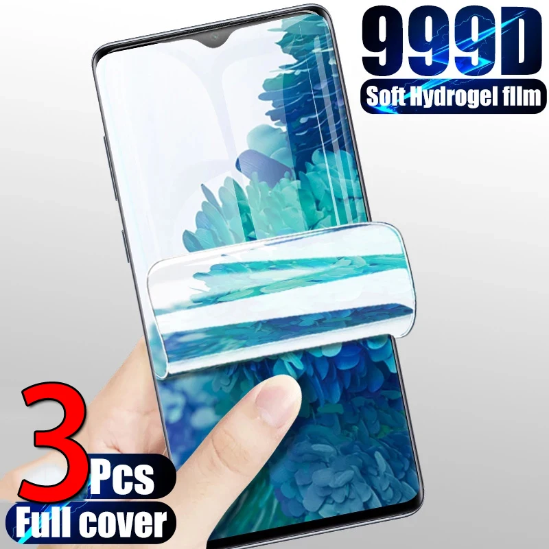 

For Motorola Moto G9 G8 G7 Power Lite Plus Play E6S E 2020 Anti Scratch HD Hydrogel Full Coverage Screen Protection Soft Film