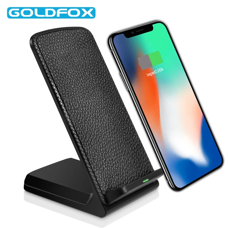 Беспроводное зарядное устройство 10 Вт подставка для iPhone Xs Max Xr X 11 6 6s 7 8 быстрая