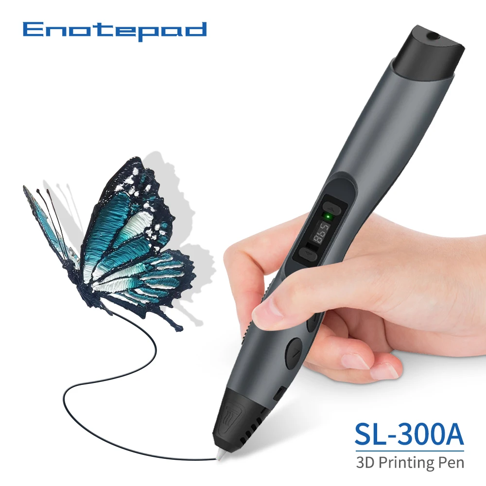 

Enotepad 3d Pen Professional Filament Printer SL-300A Modeling ABS/PLA/PCL Filament 1.75mm Intelligent Printing Drawing pencil