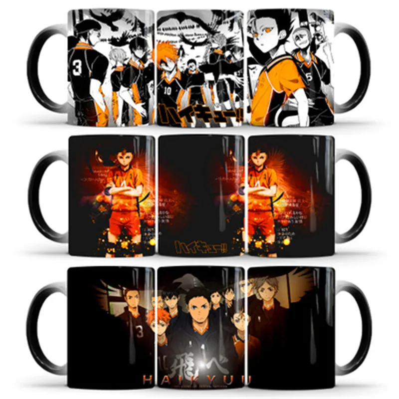 

Haikyuu Oikawa Tooru Ceramic Cups Changing Color Mug Milk Coffee Mugs Anime Figure Model Friends Gift Student Breakfast Cup