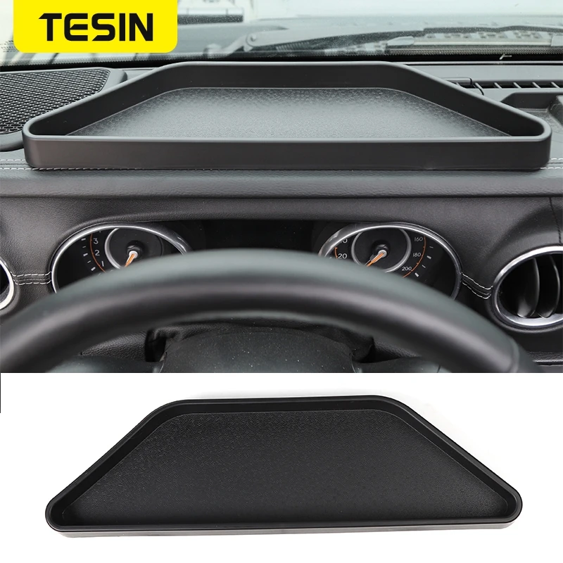 

TESIN Stowing Tidying For Jeep Wrangler JL 2018+ ABS Car Control Dashboard Storage Box For For Jeep Wrangler JL Accessories