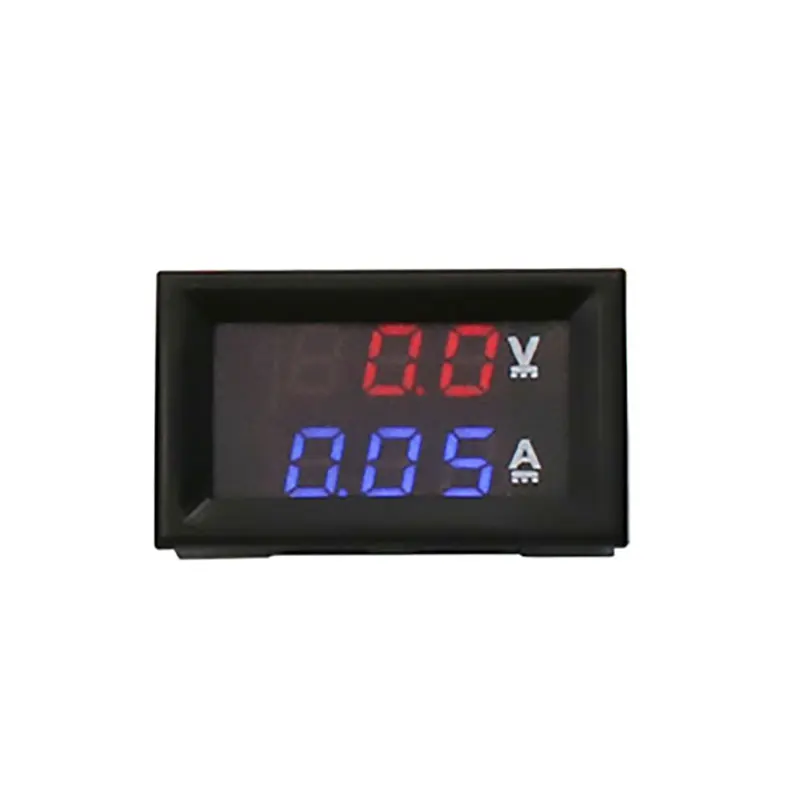 1 шт. DIY DC100V 10A Вольтметр Амперметр синий красный двойной Ампер Вольт Напряжение измеритель тока Датчик панель Цифровой светодиодный дисплей для автомобиля - Цвет: Red Blue