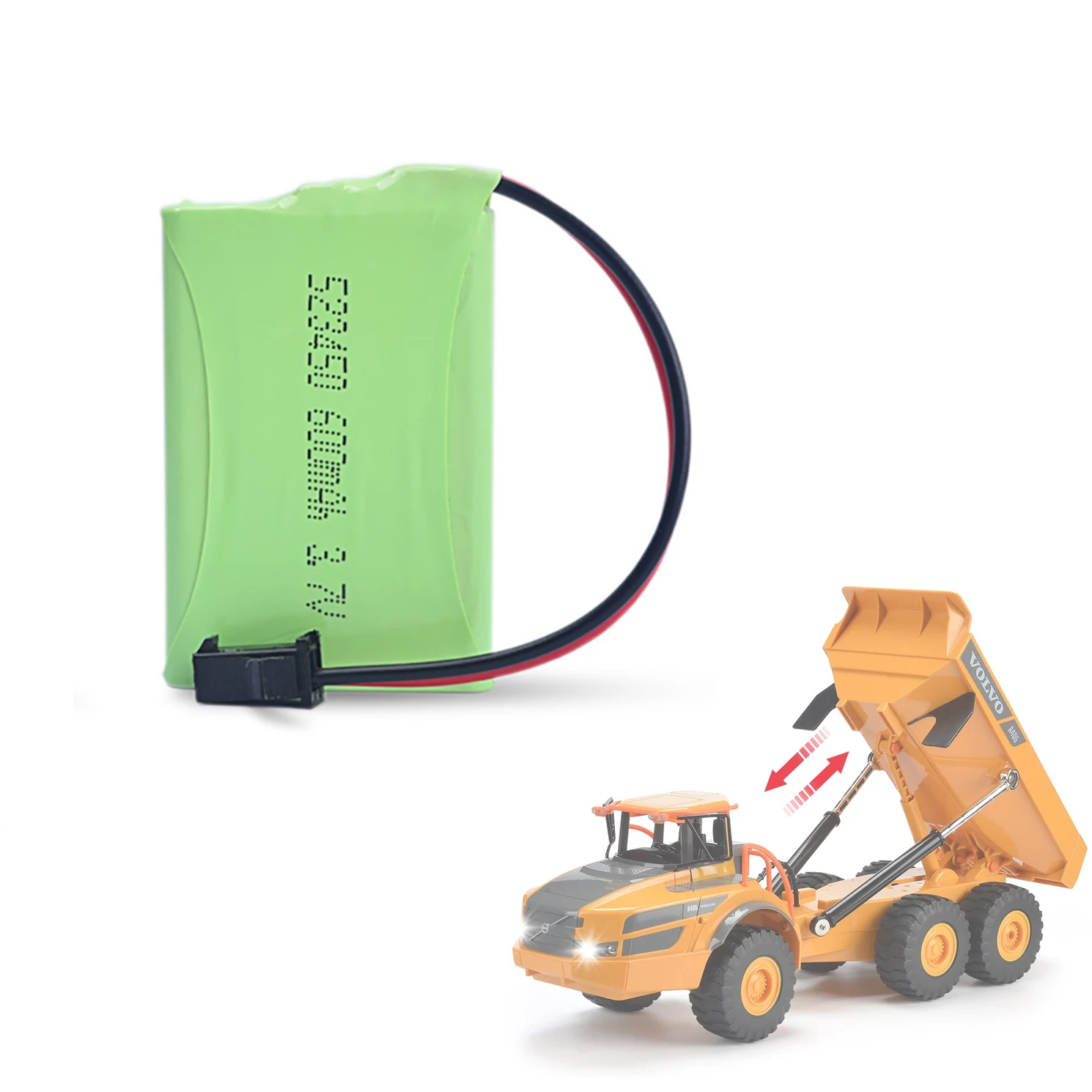 523450 600 мАч аккумулятор для 581-003 581-001 rc truck Leneng K9 умный динозавр робот 3,7 в полимерная литиевая батарея