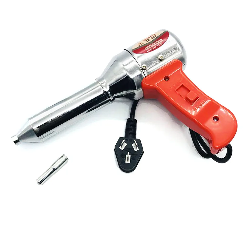 

Temperature Heat 100-450 Degree Portable 500W AC 220-240V Red Plastic Hot Air Welding Gunwith Ceramic Heater Hot Sale