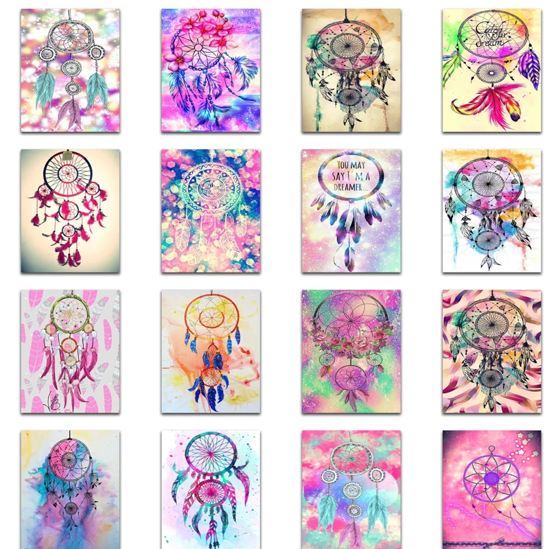 5d алмазная живопись сделай сам картины ловцов снов мозаика из страз полная