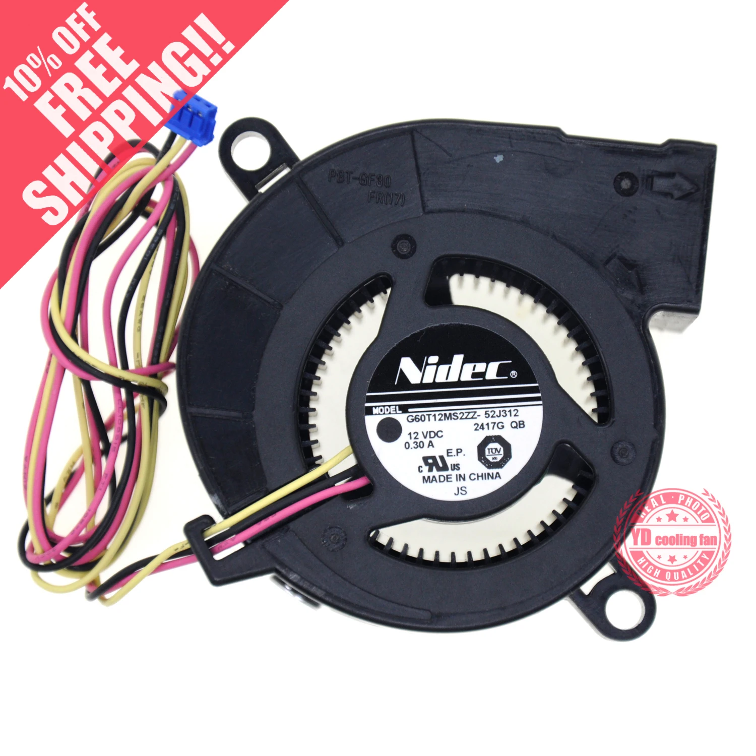 Новый охлаждающий вентилятор проектора NIDEC G60T12MS2ZZ 52J312 12V 0.30A 6025 6 см|projector cooling