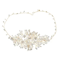 european american fashion rhinestone crystal headband bridal hair accessories crystal flower bridal wedding accessories jewelry