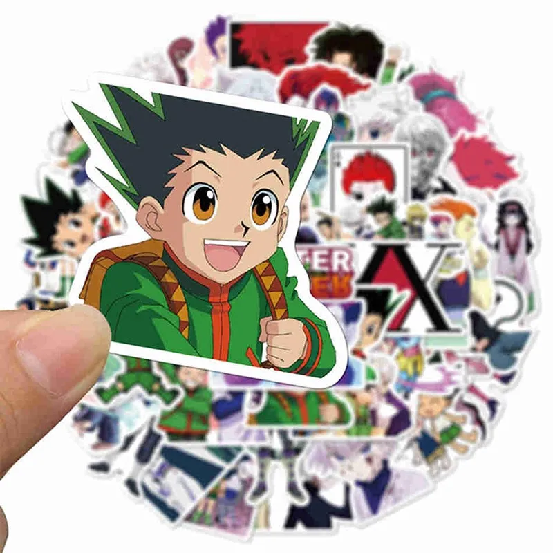 Стикеры аниме hunter x для детей комплект из 10/30/50 шт. наклейки гитары скейтборда