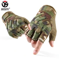 tactical fingerless gloves sweat army military airsoft combat paintball shooting hunting driving non slip half finger men women