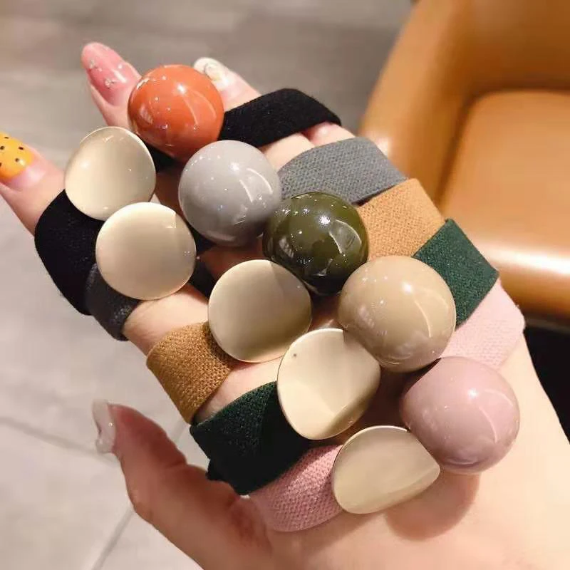 Резинка для волос Женская эластичная резиновые ленты аксессуары резинки девочек