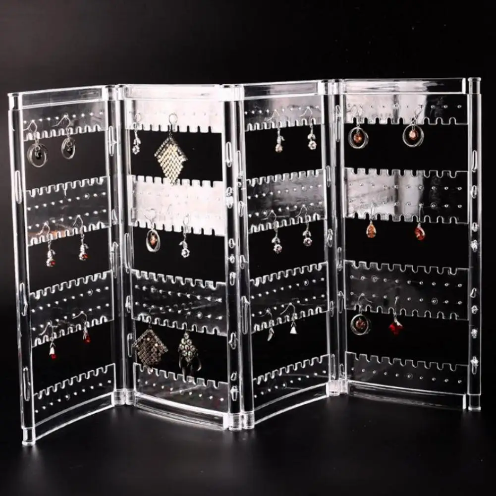Jewelry Display Stand Holder Lady Necklace Stud Earrings Hole Showcase Rack Organizer Accessories | Украшения и аксессуары