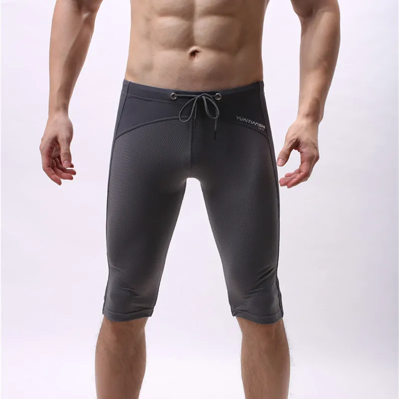 Sexy Mid-waist Men Boxer Shorts Athletic Supporter Body Sculpting boxershorts Breathable Soft Nylon Underpants Underwear Men